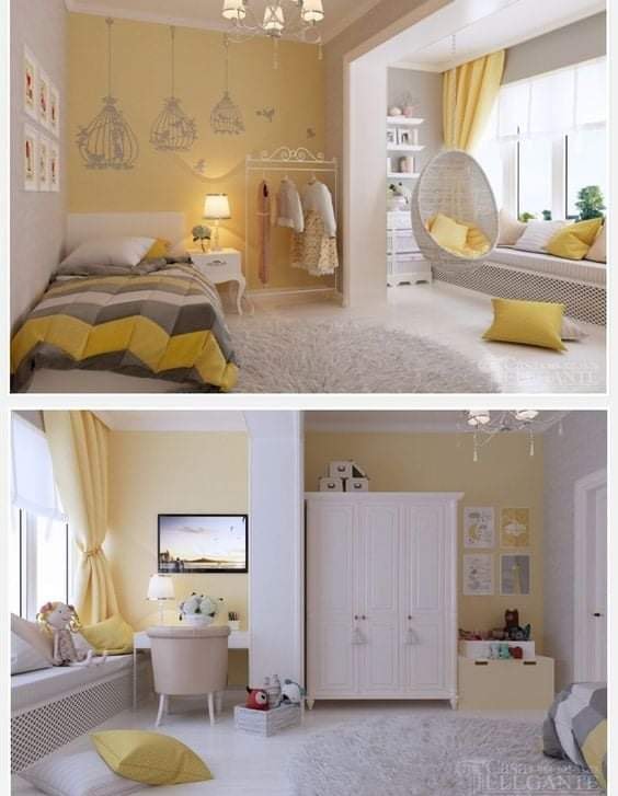 Bố trí không gian nội thất phòng ngủ trẻ em